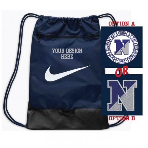 Nike Brasilia Drawstring Pack (Navy)